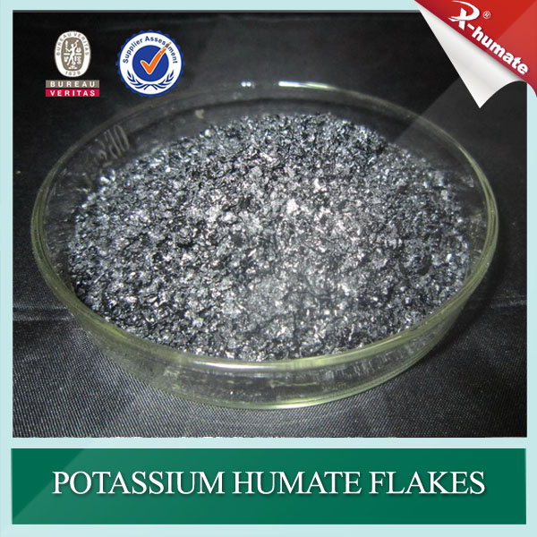 Potassum F Humate Super Grade Shiny Flake for Fertilizer