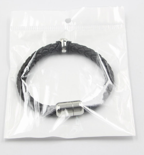 Factory Direct Stingray Leather Bracelet with Custom Made Charms