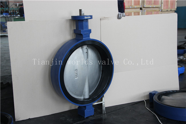 Universal Flange Connection Butterfly Valve with Ce ISO Wras Certificates