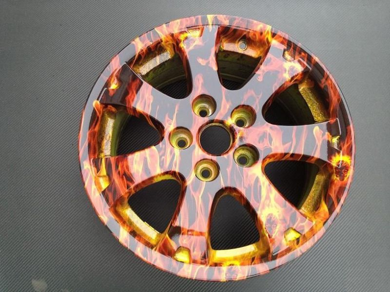 Color Water Transfer Printing Wheel Hub