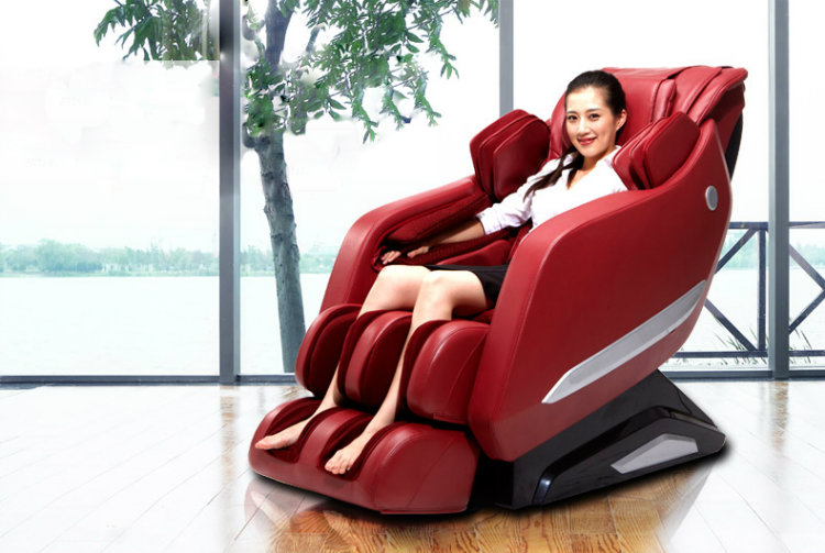 L Shape Mechanism Super Deluxe Home Use Massage Chair Singapore