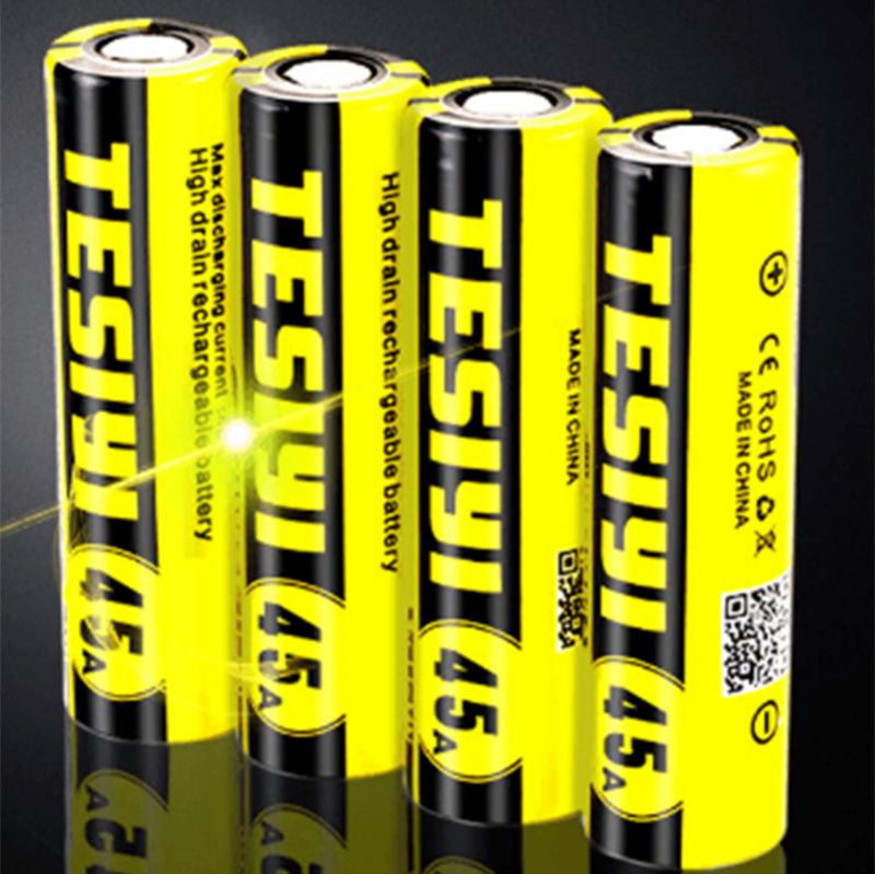 High Quality Lithium 3.7V 3000mAh Tesiyi 18650 Battery 45A