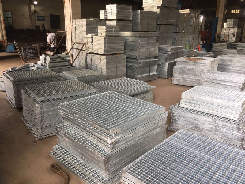 Galvanized Serrated or Plain Platform Welded Steel Grating