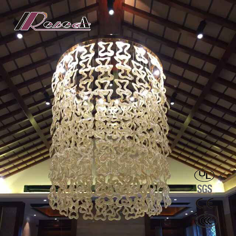 Good Quality White Modern Decorative Hotel Project Crystal Chandeliers