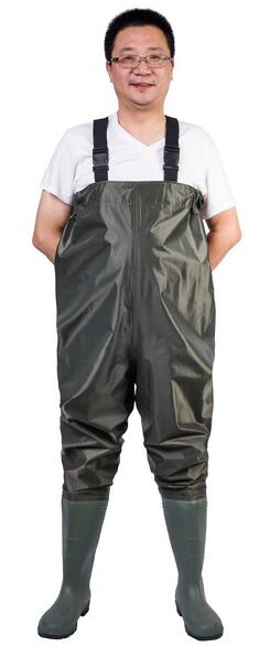 Fashion Gray Breathable Chest Wader (7798AN)