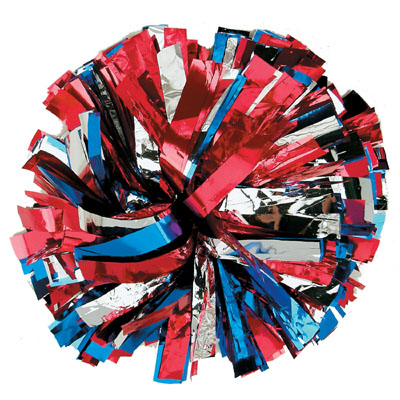 2016 Cheering POM Poms: Metallic 3 Colors