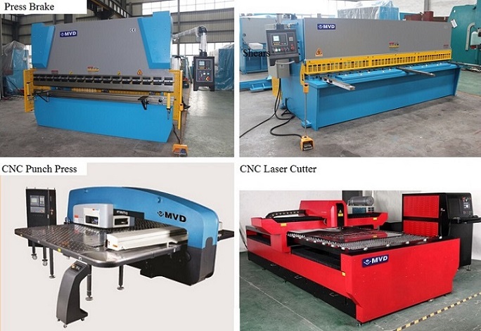 Mvd Brand 4X2500 Plate Cutting Hydraulic CNC Guillotine Shearing Machine