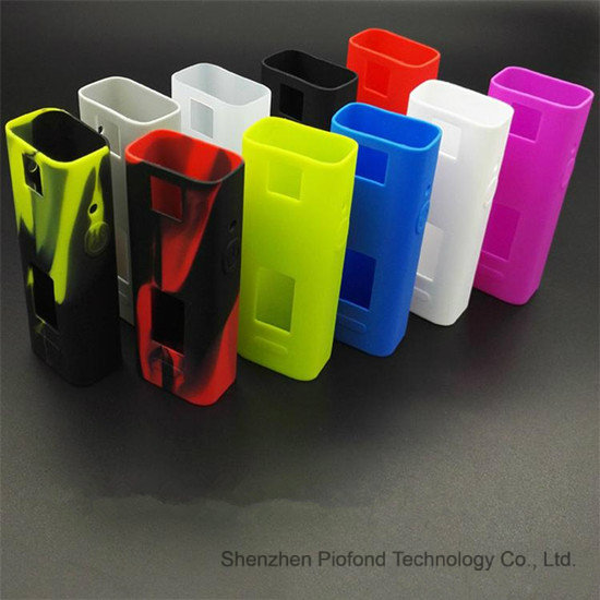 2016 New Product Cuboid Mini 80W Silicone Cigarette Rubber Case/Skin/Sleeve/Cover/Enclosure/Decal/Wrap for Cuboid Kit Wholesale with Multi Color Choice