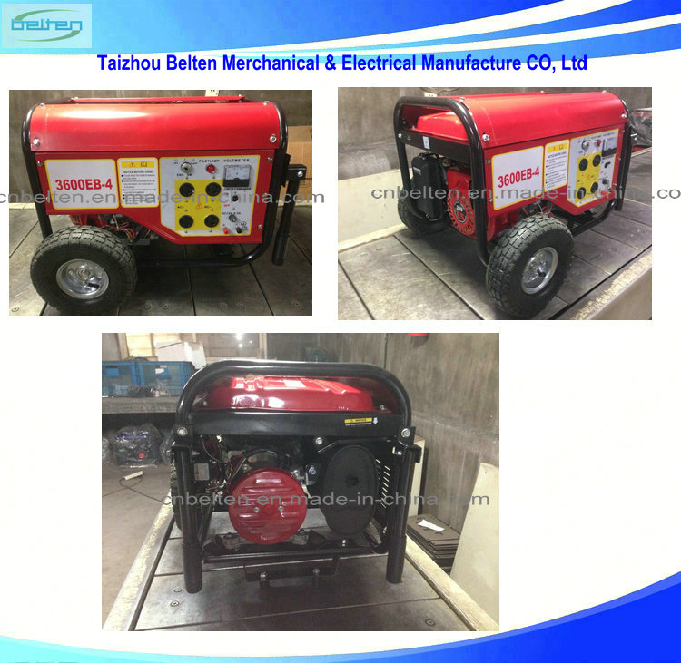 Open Frame Gasoline Generator Gasoline Generator with Wheel Gasoline Petrol Generators