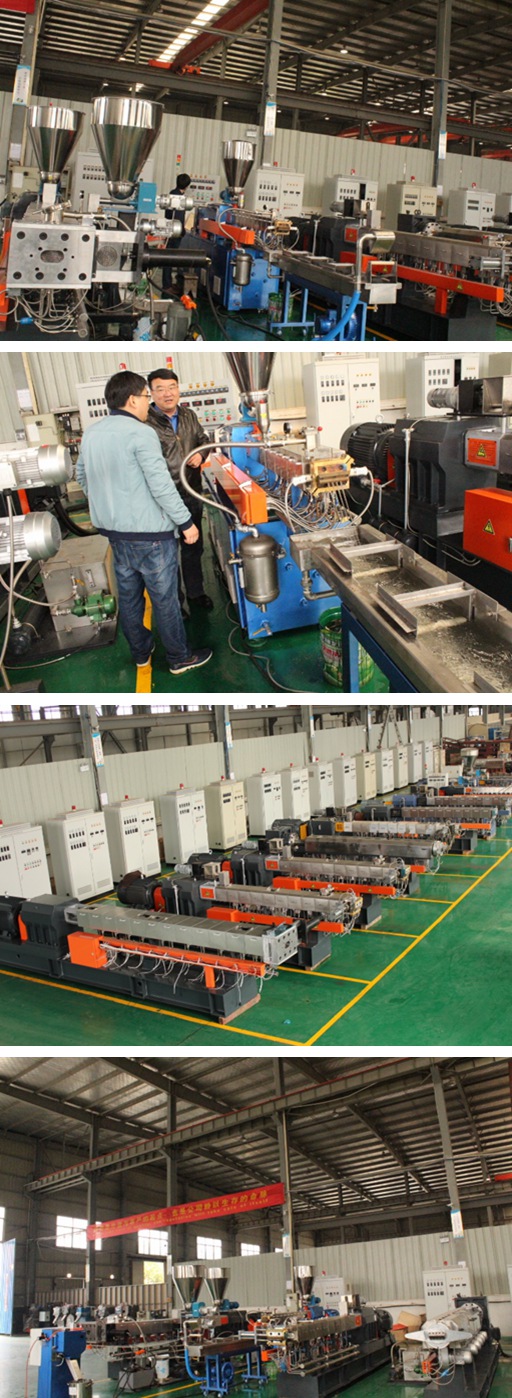 Tsh-75 Masterbatch Plastic Parallel Twin Screw Extrusion Machine