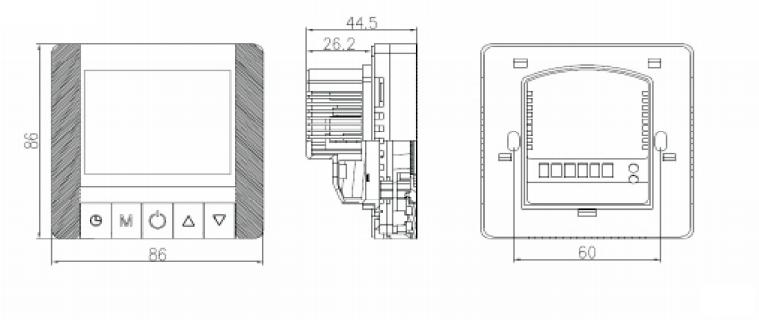 Lcw9200bmz Intelligent Temperature Control Panel