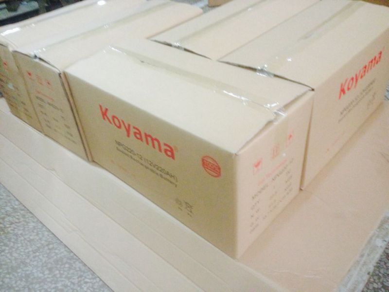 Koyama Factory Price Gel Battery 120ah 12V Solar Battery