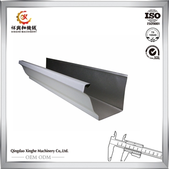 China Manufacturer Roller Coating Aluminum Coil Rain Gutter Aluminum Gutter