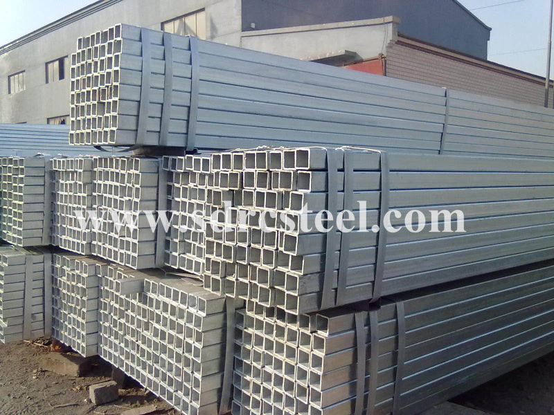 Ss400 Hot-DIP Galvanized Square Steel Pipe