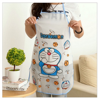 Lovely Bust Apron. Transparent Cartoon Waterproof Apron