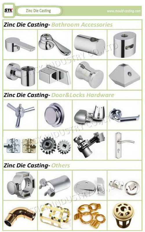 Chromed Zinc Die Casting for Household Door Stopper