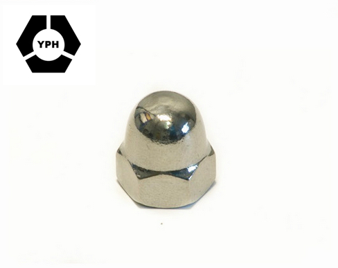 China Hardware Round Head DIN 1587 Hexagon Domed Cap Nut