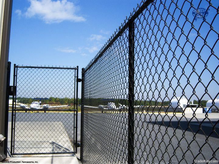 PVC Coated Chain Link Fence for Zoo, Shade Net Fence