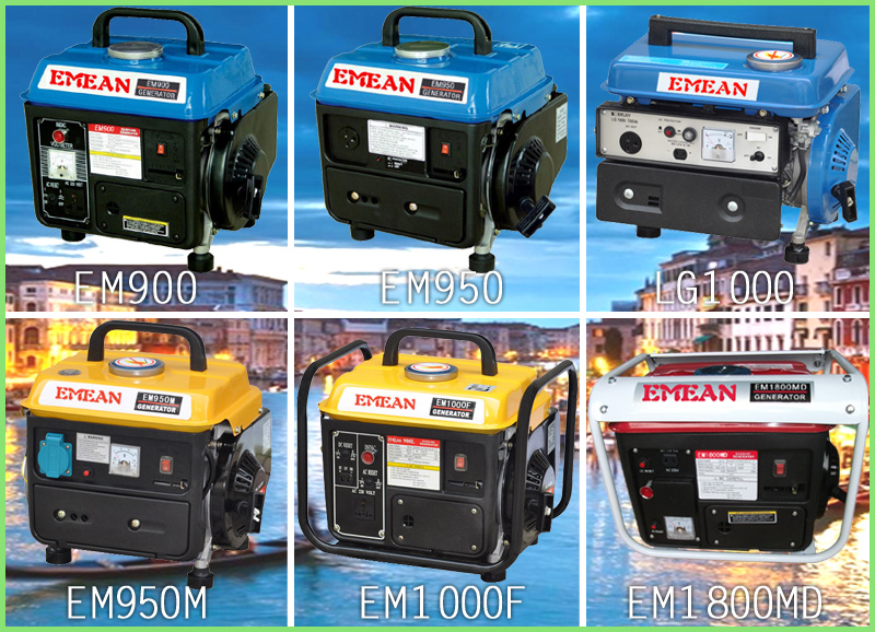 1000 Watt Portable Home Gasoline Generator (800W-1000W)