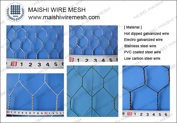 Electro Galvanized Hex-Shape Wire Mesh