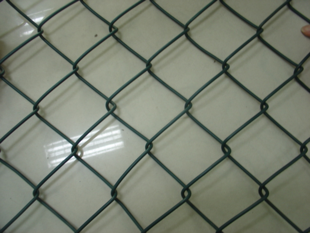 Galvanized, PVC Coating Chain Link Wire Mesh Fence