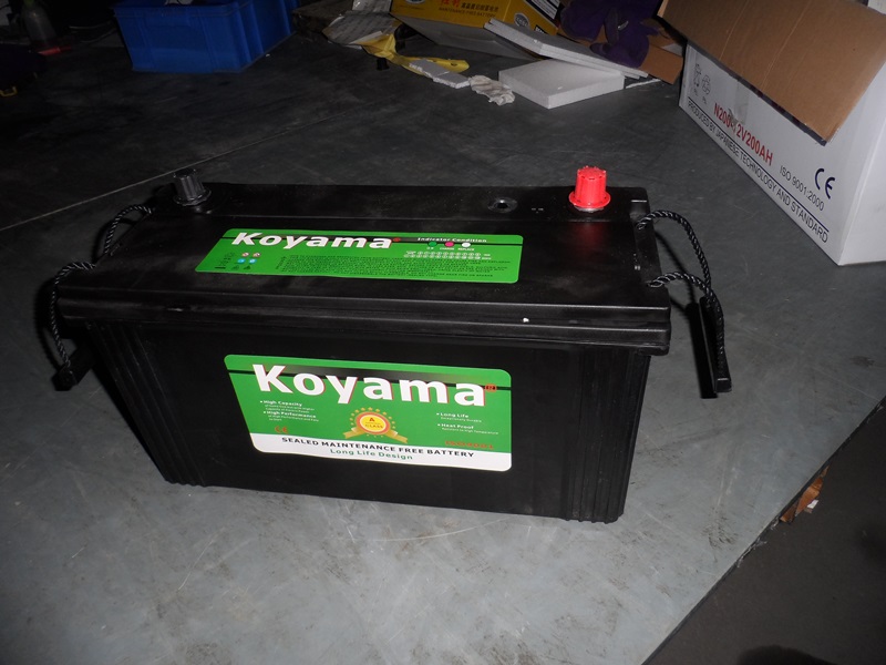 Factory Price 12V120ah Maintenance Free Auto Battery Heavy Duty Truck Battery