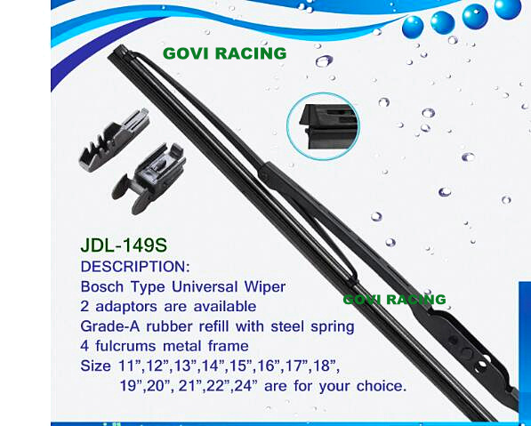 Universal Wiper Blade Windshield Wipers with Steel Spring 16''/17''/18''/19''20''/21'' /22/24'' Chosen