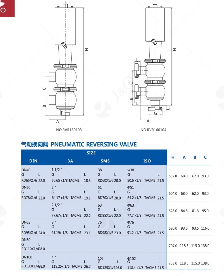 Sanitary Regulating Valve Adjustive Valve Reversing Valve