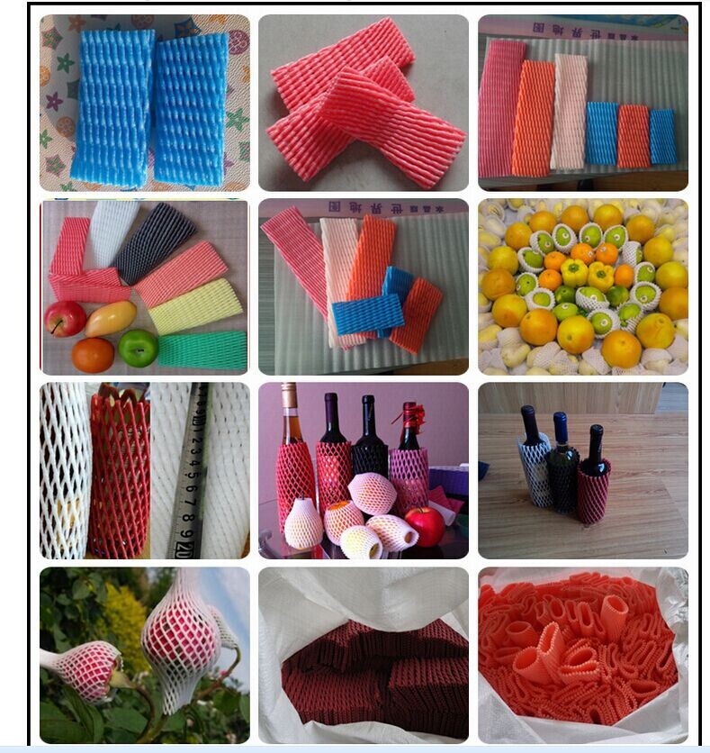 FDA Approval PE Foam Plastic Protective Tubular Netting Fruit Packaging