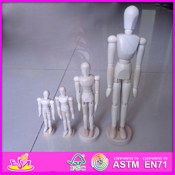 Wooden Drawing Manikin-Flexible Human Manikin, Rotatable Artist Drawing Wooden Human Body Manikin Wooden Art Manikin W06D041