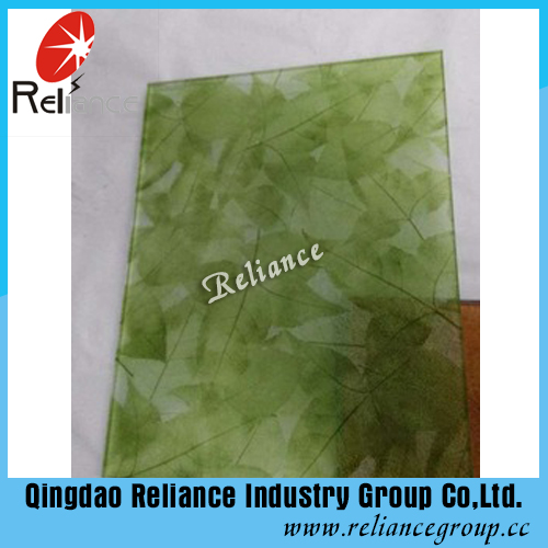 6.38mm-12.38mm Laminated Glass/Tempered Laminated Glass/Layer Glass/PVB Glass/Safety Glass with Silk Interlayer