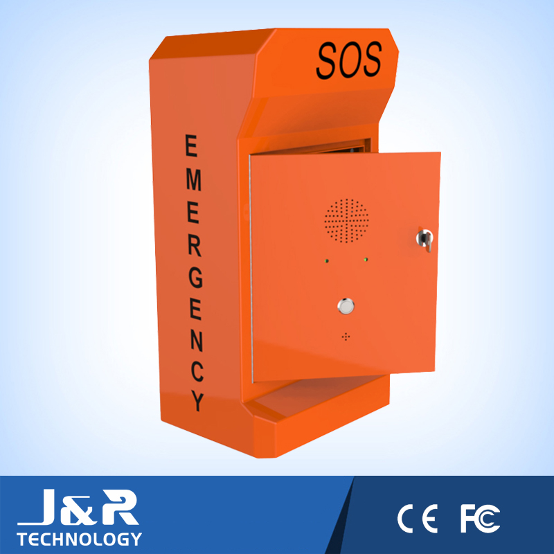 Highway Emergency Call Box with Door and Lock Roadside Sos Emergency Telephone