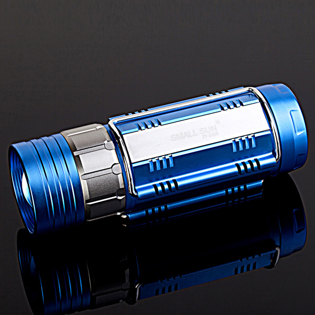 Rotating Focusing White and Blue Fishing Light