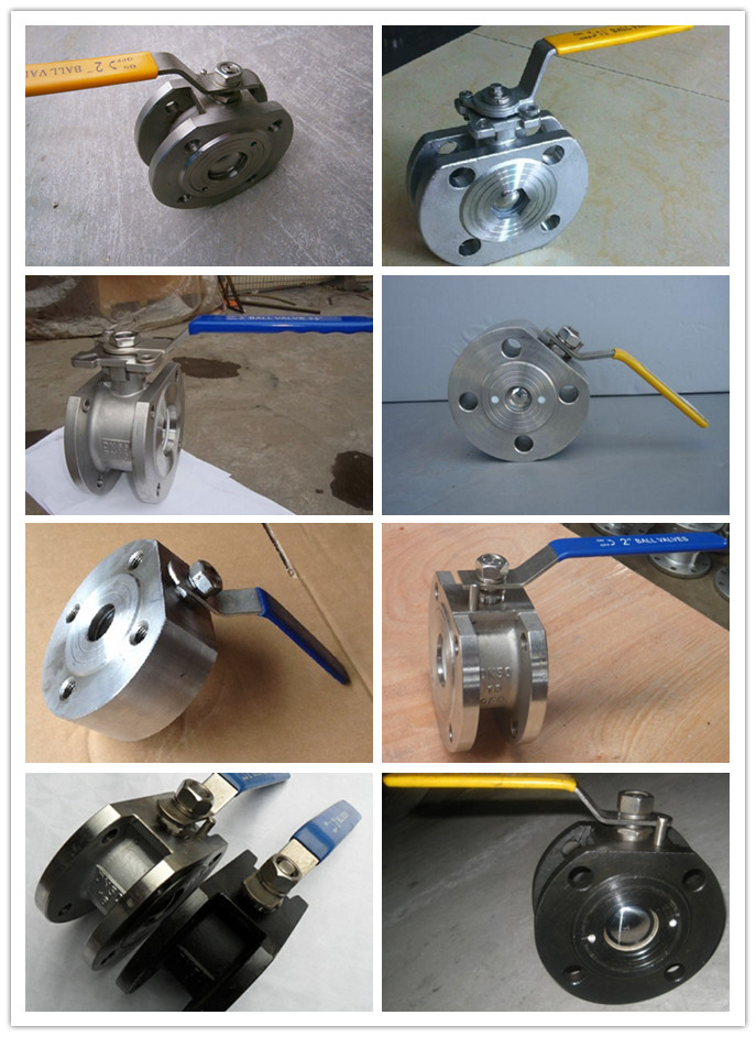 Pn16 Wafer Flange Italy Ball Valve with Wcb Material