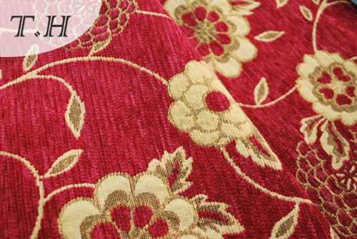 Most Popular Chenille Jacquard Fabric Sofa in Africa Especially