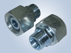 Metric Thread Bite Type Tube Fittings Replace Parker Fittings and Eaton Fittings (REDUCER TUBE ADAPTOR WITH SWIVEL NUT)