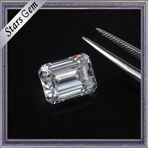 6.5X5mm 1.0 Carat Emerald Cut Vvs Clarity D-F Color Moissanite Diamond for Sale