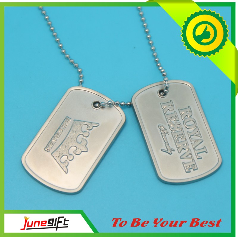 Custom Military Dog Tag with Ball Chain (KD-325)