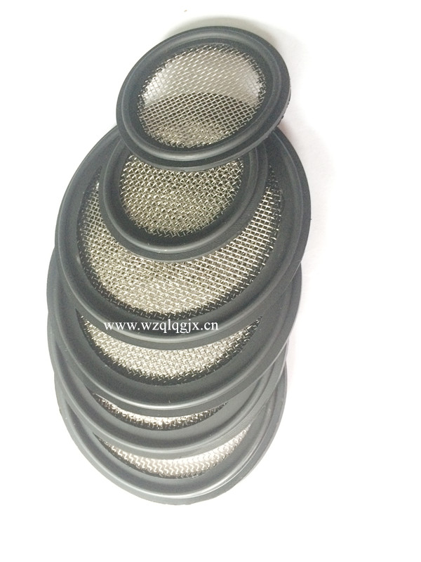 EPDM Tri Clamp Ferrule Screen Gasket 20mesh