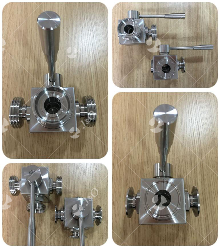 High Comment Sanitary 3 Way Male Ball Valve