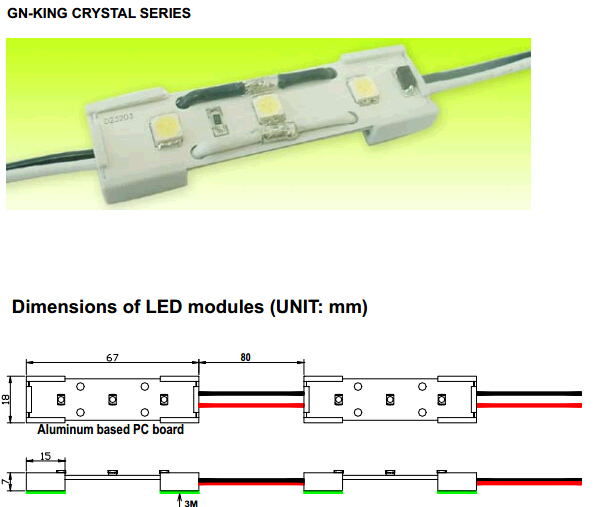 5050 Channel Letter Module - (GN-CLM-KC5050)