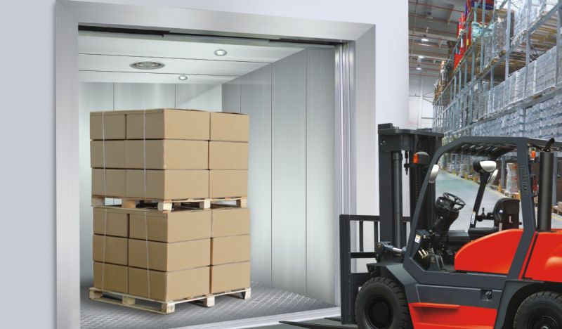 Big Capacity Cargo Elevator Freight Lift with Machine Roomless