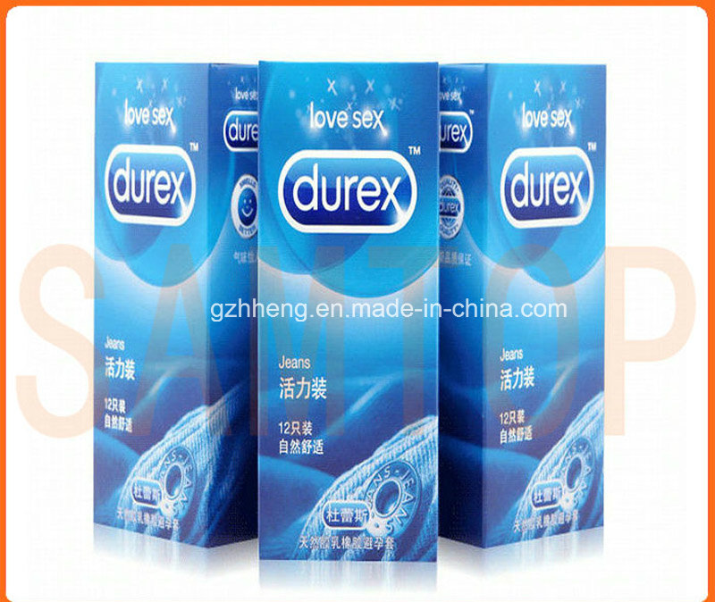 China manufacturer customized gift box for Dulex condom (sexy toy packaging)