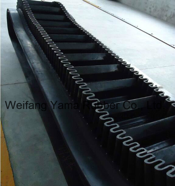 Nylon Rubber Conveyor Belt with Corrugate for Coke and Cement Plants