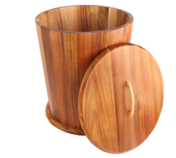 Hot Selling Wooden Rice Bucket or Storage Container