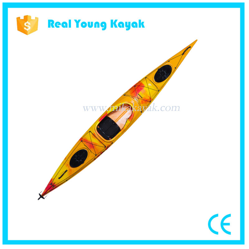 4.8m Sit in Canoe UV-Protected Sea Kayak for One Person