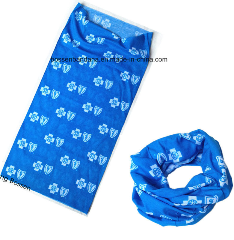 Custom Made Logo Printed Polyester Microfiber Promotional Multifunctional Scarf Buff