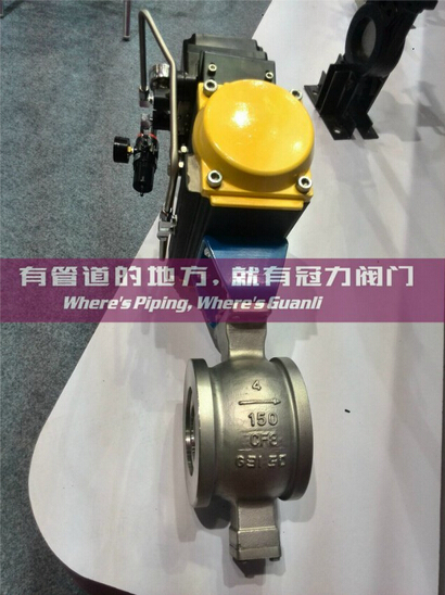 Class 150 Segment Ball Valve with Pneumatic Actuator