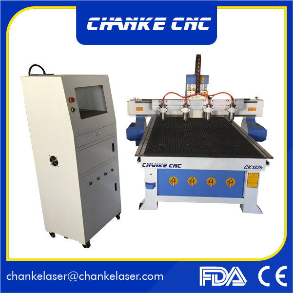 High Quality Vacuum Table Double Head CNC Engraving Machine