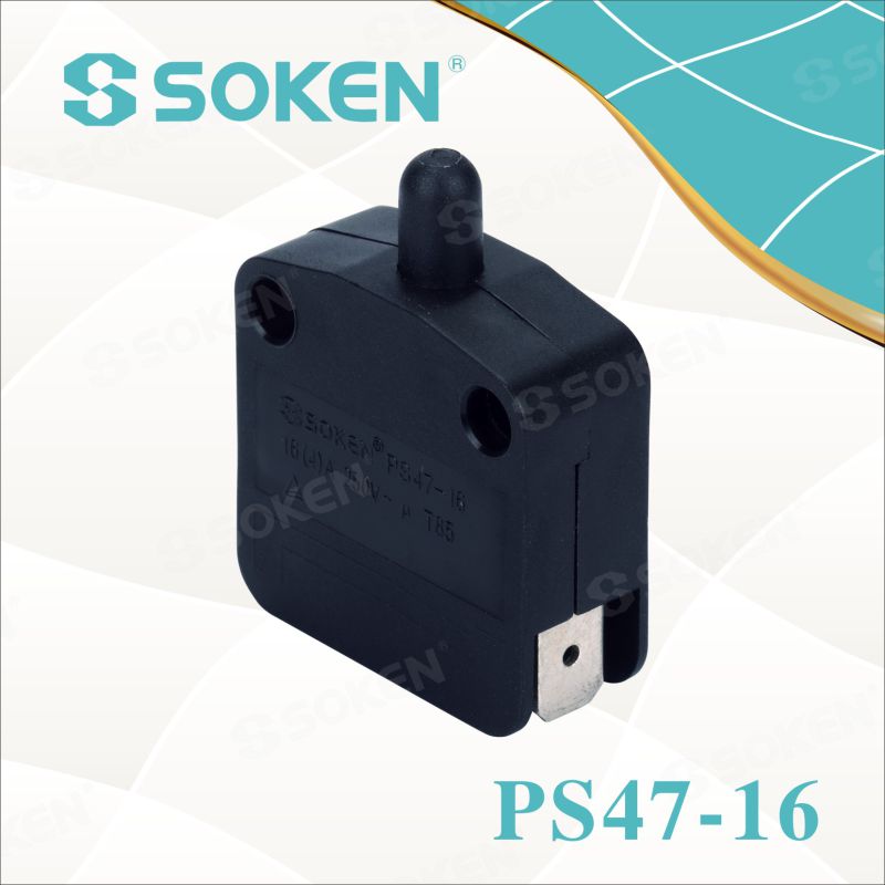 Soken Refrigerator Door Lamp Push Button Switch PS47-16